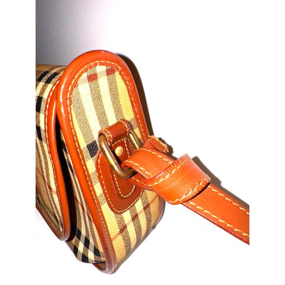 Vintage Burberry Authentic Crossbody Bag Purse - Picture 6 of 13